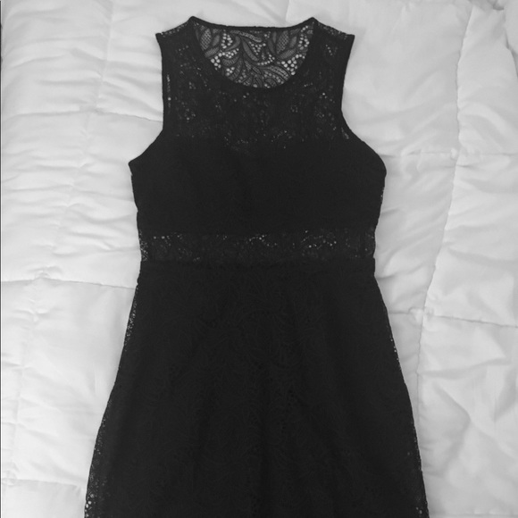 Lace Black Dress - Picture 1 of 5